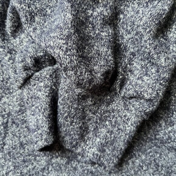 Coin 1804 Sweater Stretch Jersey Knit Los Angeles Blue Shirt Front Knot Sz S - Picture 6 of 12